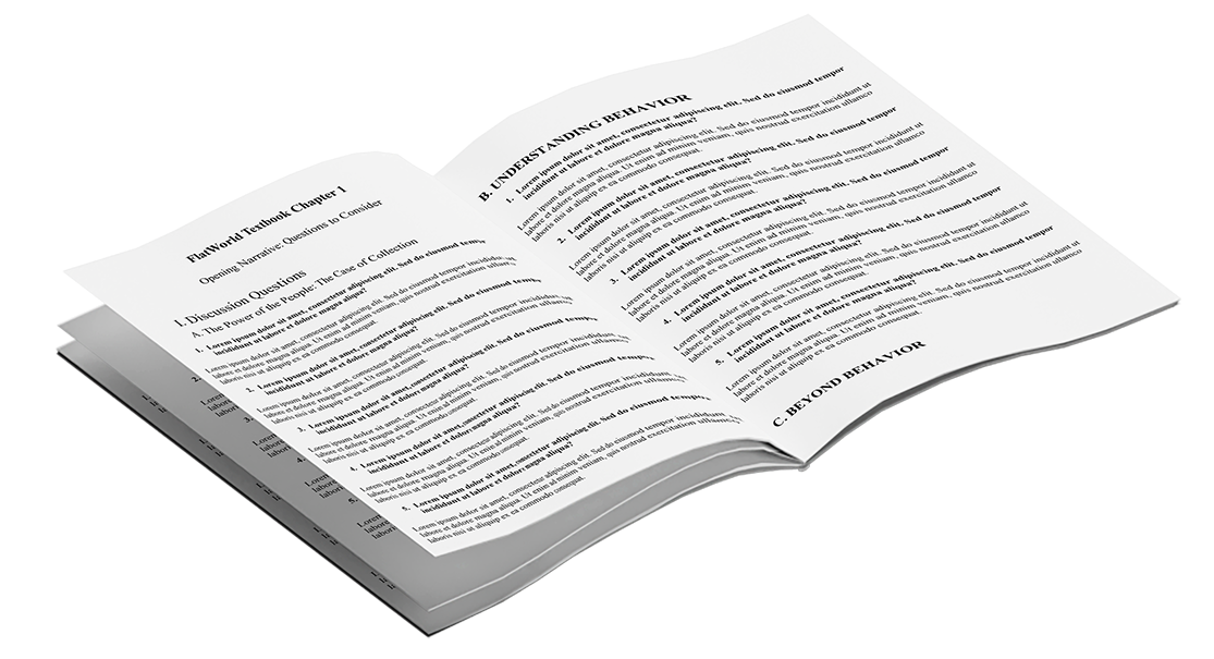 Mockup graphic of instructor manual